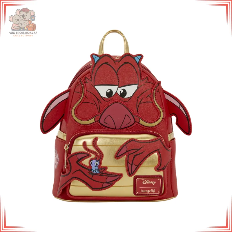 Mulan - Mushu "Glitter" - Mini Sac à Dos Loungefly