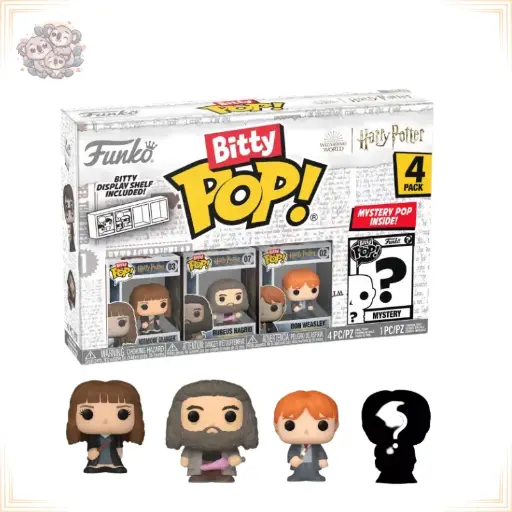 [218705] Harry Potter - Bitty Pop 4 Pack 2.5cm - Hermione En Robe
