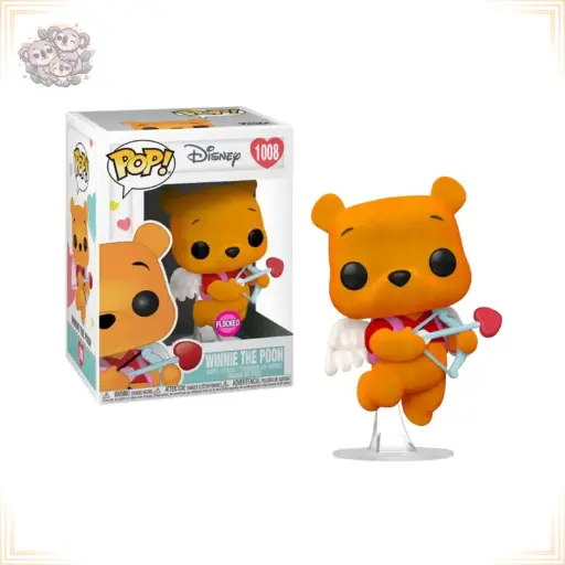 [POP236332] Disney - Winnie L'Ourson Pop - Winnie "Saint Valentin" (Flocked) N° 1008