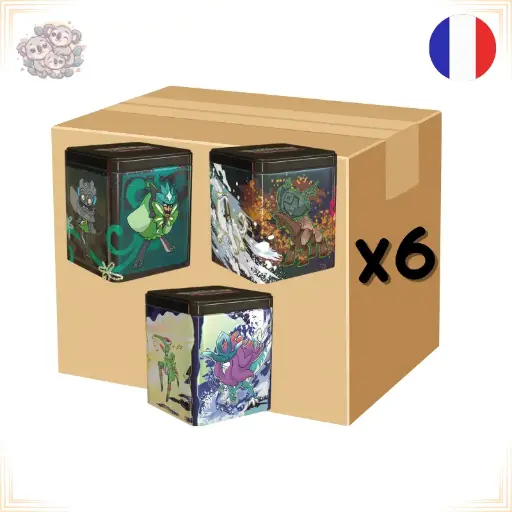 [POK238786BOX] Carton de 6 Tin Cube Mars 2025