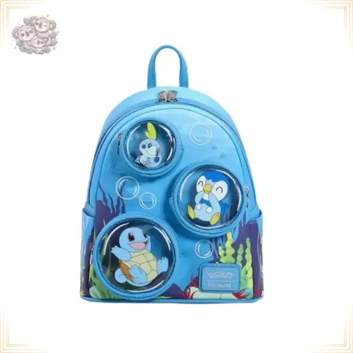 [LOU233968] Pokémon - Mini Sac à Dos - Bulles d'Eau