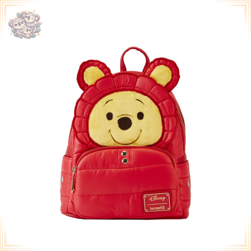 [LOU220216] Winnie L'Ourson - Mini Sac à Dos - Veste Polaire