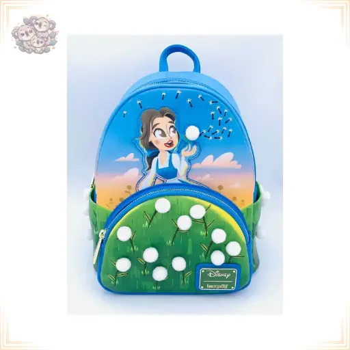 [LOU230946] La Belle Et La Bête - Mini Sac à Dos - Belle Flower Puffs