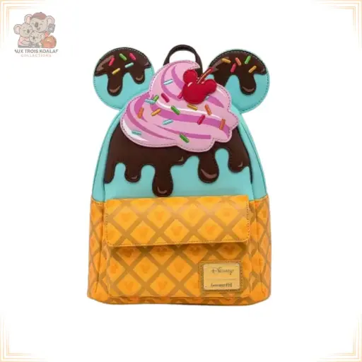 [LOU192634] Disney - Mickey & Minnie Ice Cream - Sac à Dos