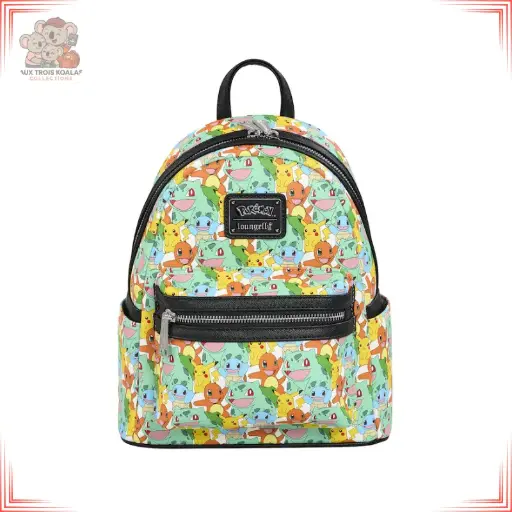 [LOU233961] Pokemon - Pikachu et Starters - Mini Sac à Dos 