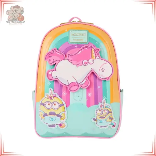 [LOU237873] Minions - Fluffy Unicorn - Mini Sac à Dos